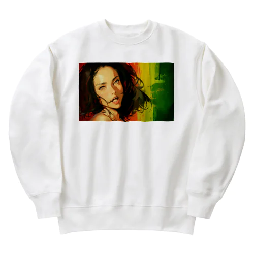 レゲェ女子 Heavyweight Crew Neck Sweatshirt