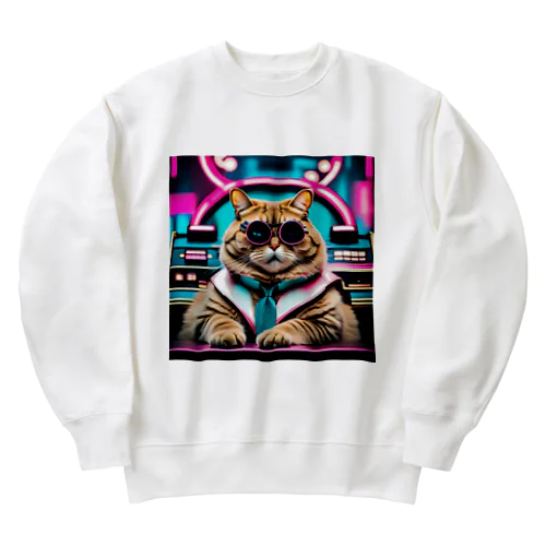 近未来猫 Heavyweight Crew Neck Sweatshirt