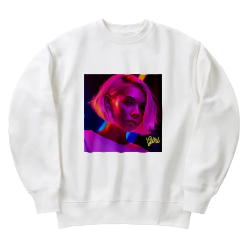 girl  Heavyweight Crew Neck Sweatshirt