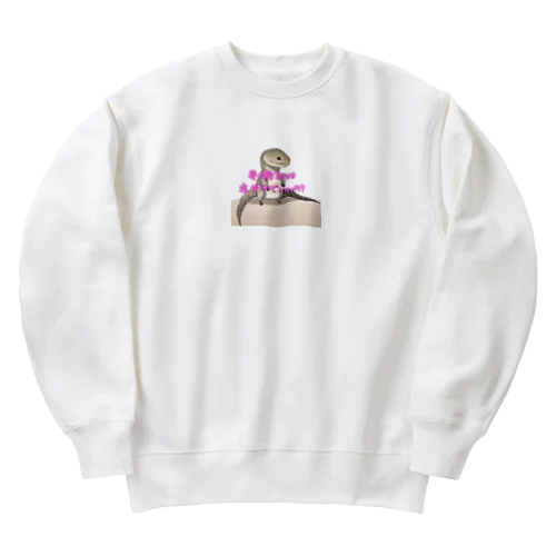 夢見るトカゲ Heavyweight Crew Neck Sweatshirt