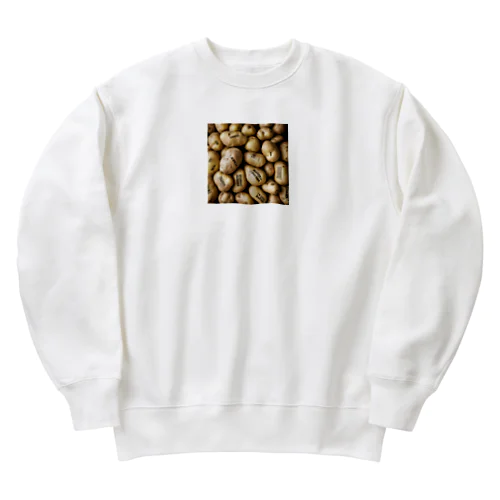 ポテト・パラダイス！ジャガイモ愛好者のためのグッズ Heavyweight Crew Neck Sweatshirt