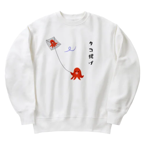 タコ揚げ Heavyweight Crew Neck Sweatshirt