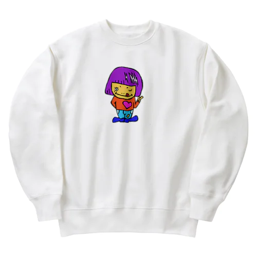 まりちゃん Heavyweight Crew Neck Sweatshirt