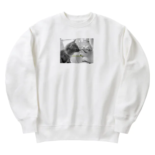 #ネコヒメペット 78ฅ^ơωơ^ฅ♡ Heavyweight Crew Neck Sweatshirt