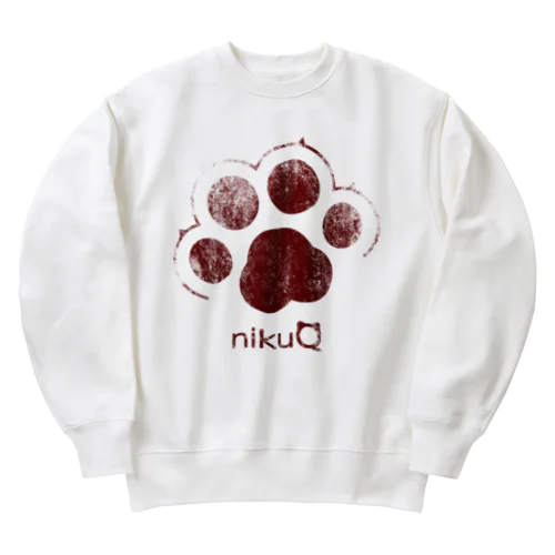 肉球をモチーフにしたオリジナルブランド「nikuQ」（猫タイプ）です Heavyweight Crew Neck Sweatshirt