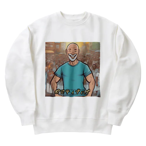 ポジティブハゲ Heavyweight Crew Neck Sweatshirt