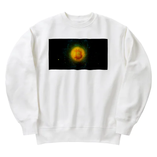 ビットコインの未来 Heavyweight Crew Neck Sweatshirt