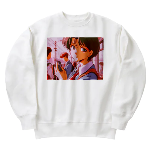 「湘南妄想族R」| 90s J-Anime "Shonan Delusion Tribe R" Heavyweight Crew Neck Sweatshirt