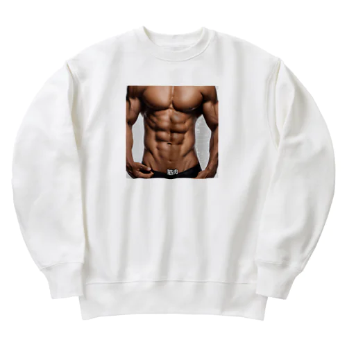 大胸筋 Heavyweight Crew Neck Sweatshirt