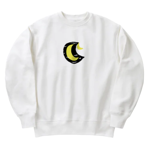 月。ときどきMOON。 Heavyweight Crew Neck Sweatshirt