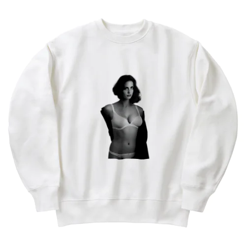 woman Heavyweight Crew Neck Sweatshirt