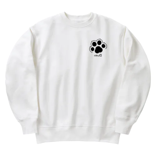 肉球をモチーフにしたオリジナルブランド「nikuQ」（猫タイプ）です Heavyweight Crew Neck Sweatshirt