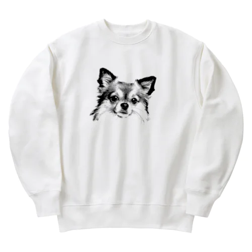 チワワシリーズ Heavyweight Crew Neck Sweatshirt