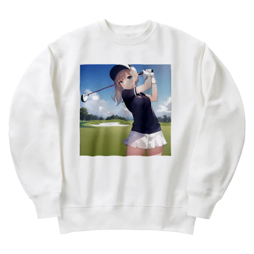 ゴルフ女子「えりりん」グッズ Heavyweight Crew Neck Sweatshirt