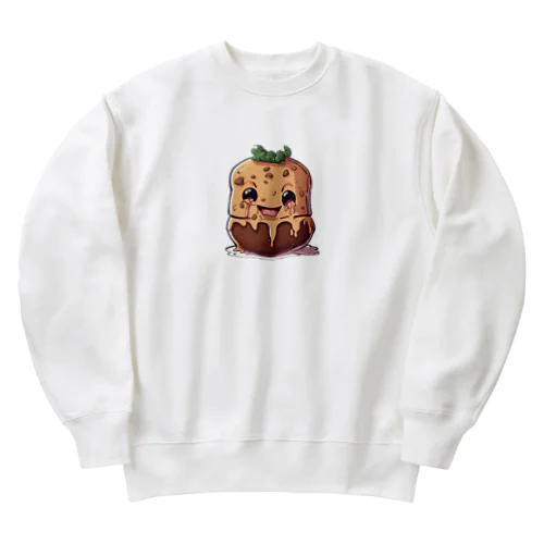 腐食物くん Heavyweight Crew Neck Sweatshirt