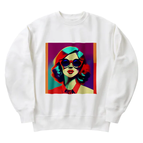 ロサンゼルスの女 Heavyweight Crew Neck Sweatshirt