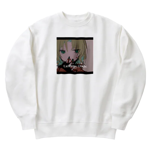 かにばちゃん ふたりめ Heavyweight Crew Neck Sweatshirt