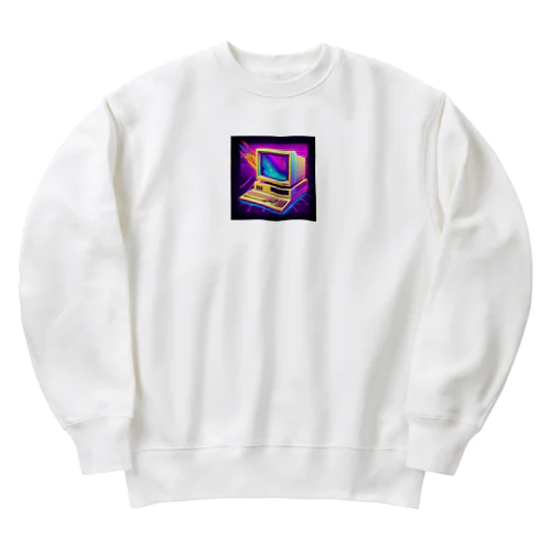 90年代のコンピューター Heavyweight Crew Neck Sweatshirt