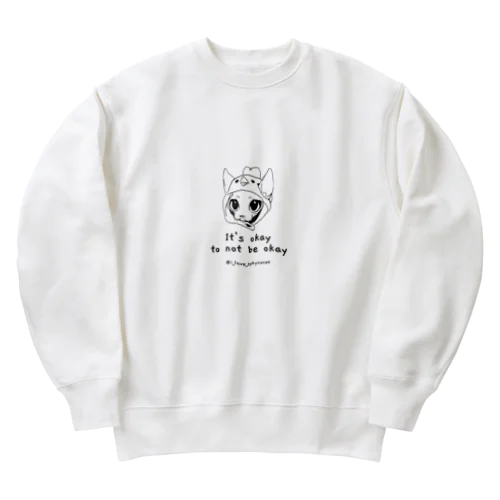 大丈夫じゃなくても大丈夫 Heavyweight Crew Neck Sweatshirt