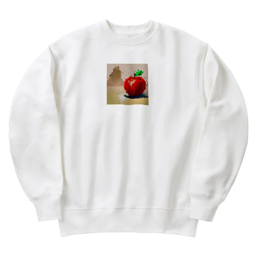 渇きを潤すリンゴ Heavyweight Crew Neck Sweatshirt