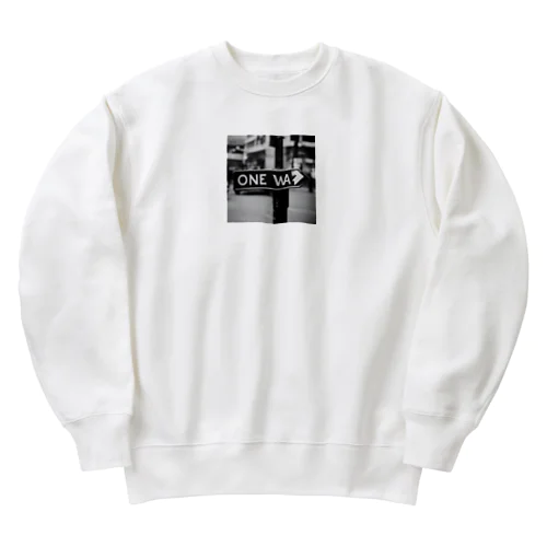 ノスタルジックな一歩通行 Heavyweight Crew Neck Sweatshirt