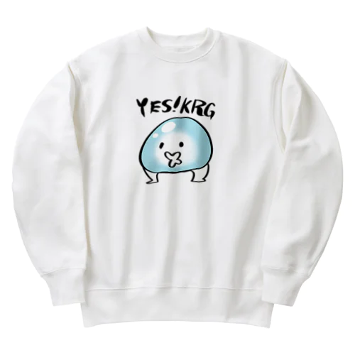 イエス！クラゲくん Heavyweight Crew Neck Sweatshirt