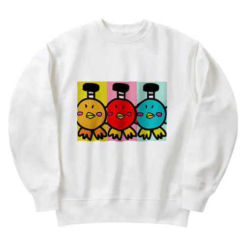 ピヨ三兄弟 Heavyweight Crew Neck Sweatshirt