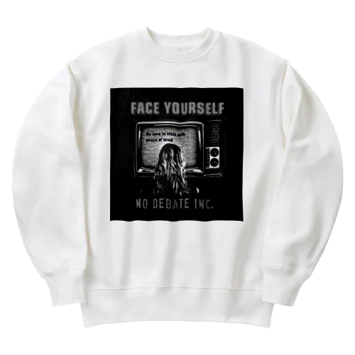 自分と向き合う Heavyweight Crew Neck Sweatshirt