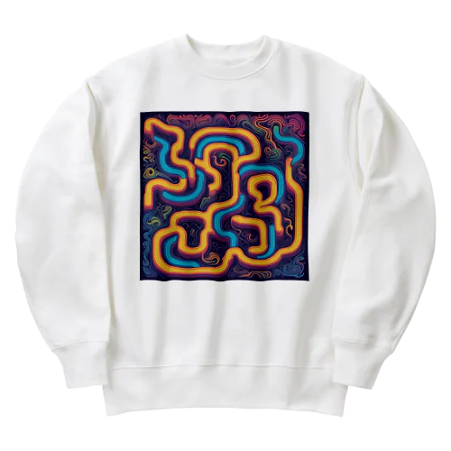 迷路 Heavyweight Crew Neck Sweatshirt