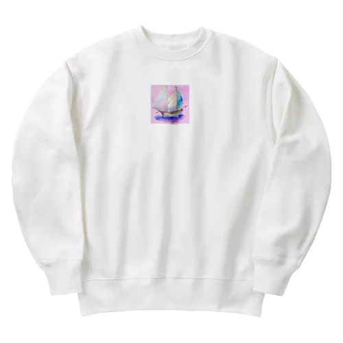 帆船 Heavyweight Crew Neck Sweatshirt