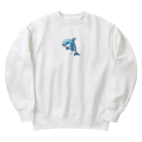 イルカくん Heavyweight Crew Neck Sweatshirt