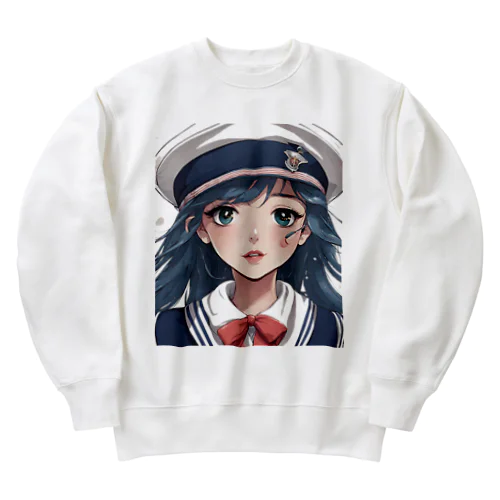 海のような美少女 Heavyweight Crew Neck Sweatshirt