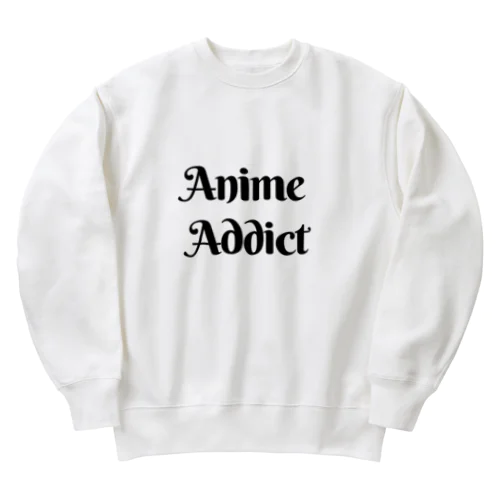 Anime Addict アニメ中毒 Heavyweight Crew Neck Sweatshirt