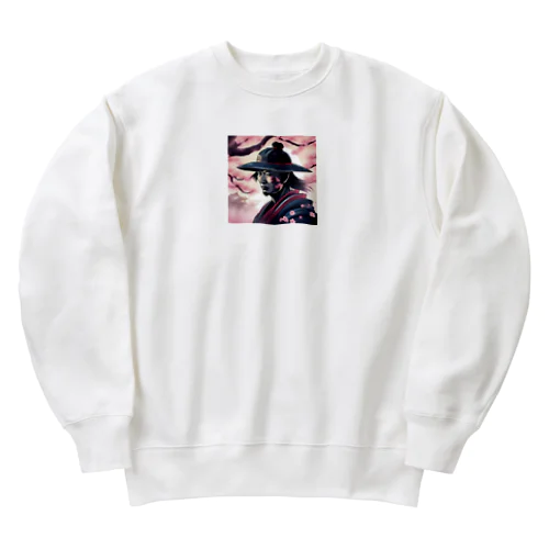 桜とサムライ Heavyweight Crew Neck Sweatshirt