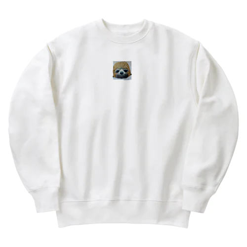 なまけもの   手書き風 Heavyweight Crew Neck Sweatshirt