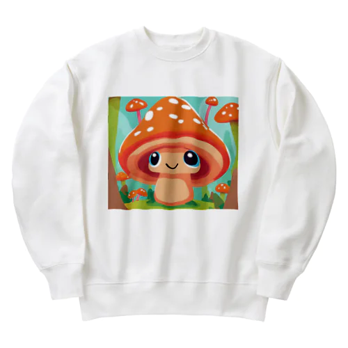 キノコちゃん Heavyweight Crew Neck Sweatshirt