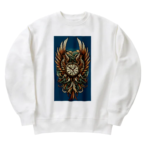 時計の翼 Heavyweight Crew Neck Sweatshirt