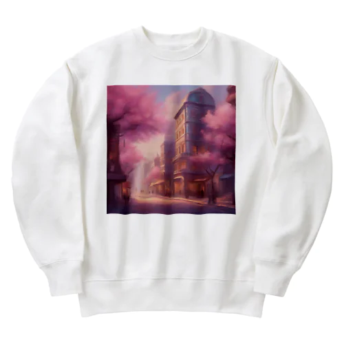 街 Heavyweight Crew Neck Sweatshirt