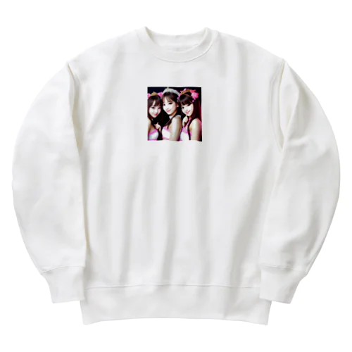 美少女アイドルグループ Heavyweight Crew Neck Sweatshirt