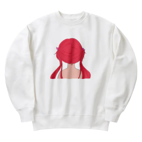 Pink Heavyweight Crew Neck Sweatshirt