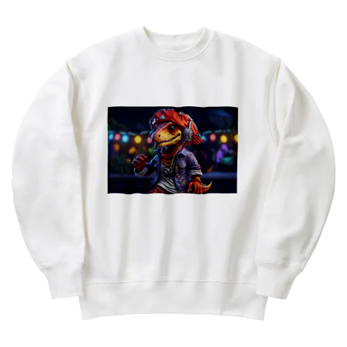 フェス好き恐竜 Heavyweight Crew Neck Sweatshirt