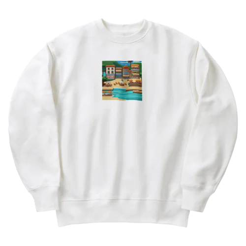 海のリゾート Heavyweight Crew Neck Sweatshirt