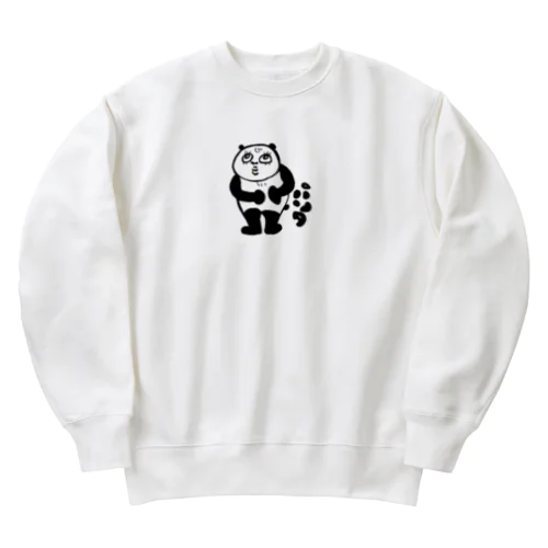 ぱんだ Heavyweight Crew Neck Sweatshirt