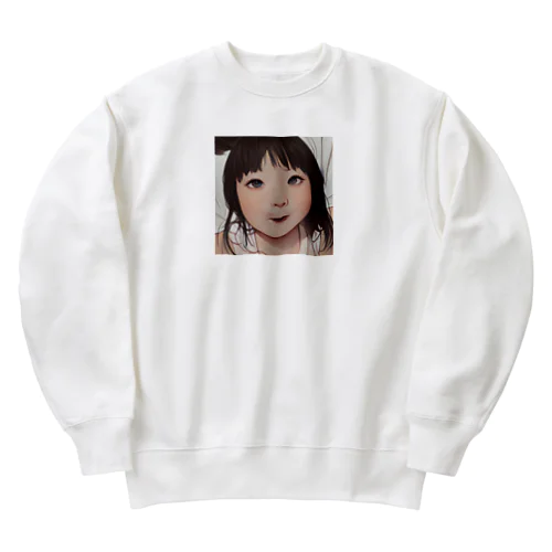 変顔？ Heavyweight Crew Neck Sweatshirt