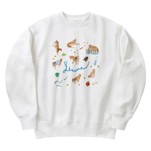 hirune days Heavyweight Crew Neck Sweatshirt