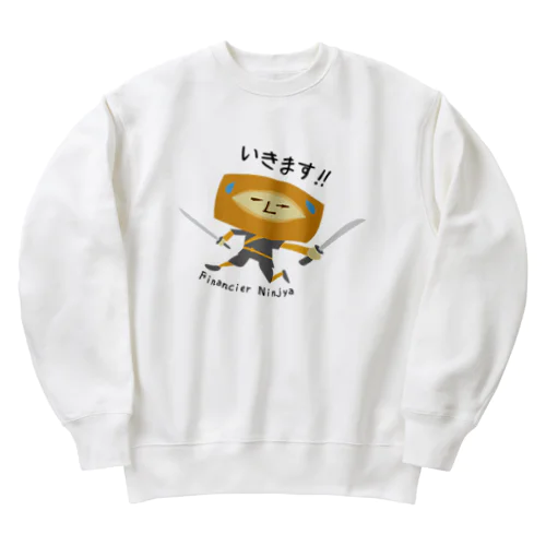 フィナンシェ忍者 Heavyweight Crew Neck Sweatshirt