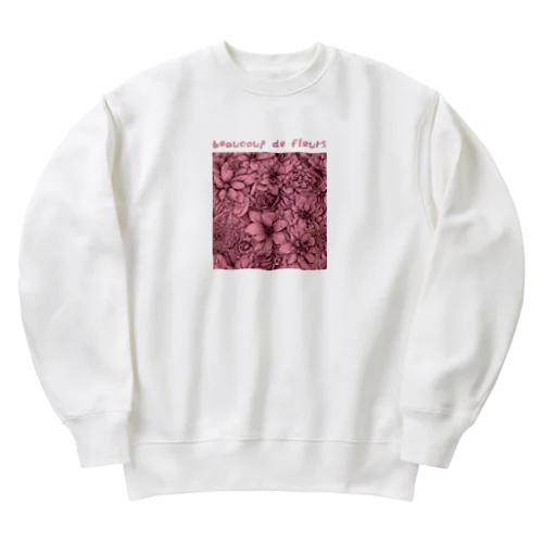 サクラ色の花園 Heavyweight Crew Neck Sweatshirt