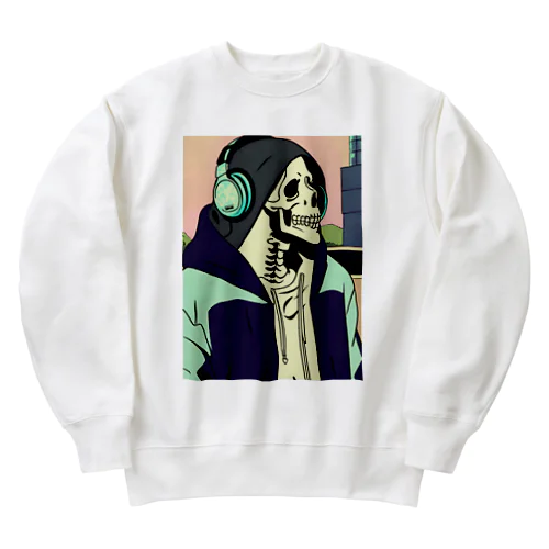 おしゃれなガイコツ Heavyweight Crew Neck Sweatshirt