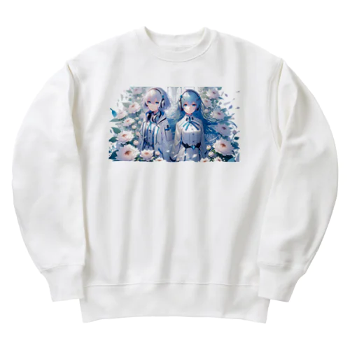 ハーモニック・ブルーム Heavyweight Crew Neck Sweatshirt