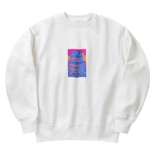 火星のケーキタワー Heavyweight Crew Neck Sweatshirt